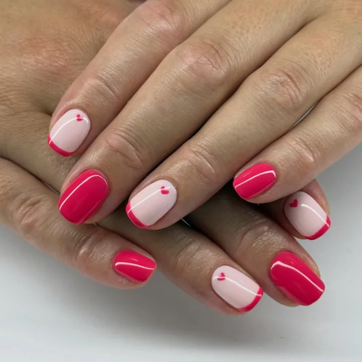 Nude Bio Sculpture gel set with floral art
